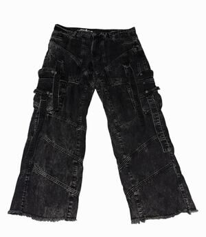 Copper Rivot Jeans 3/4 Length Y2K